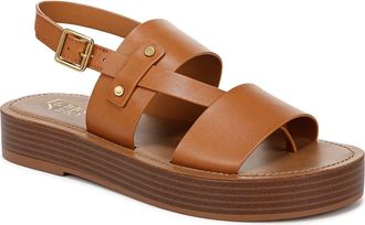 Franco Sarto Genova Slingback Platform Sandal in Tan at Nordstrom Rack, Size 9.5