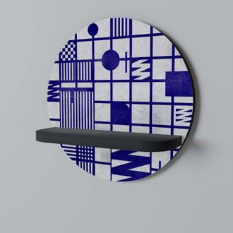 OEM Estante Redondo Negro The Right Places