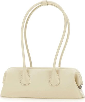 Osoi Boat Wide Mini - Dames - Schoudertassen - Wit - ONE Size - Leer - Tassen