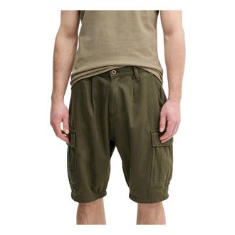 Alpha Industries Casual Shorts - Heren - Korte Broeken - Groen - W30 - Korte Broeken