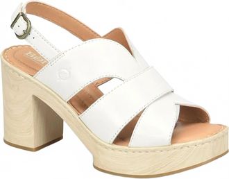 Born Womens Nassau Sandal In White