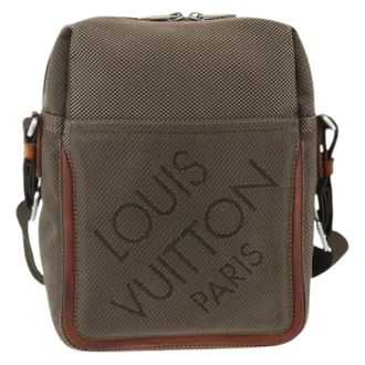 Louis Vuitton Pre-owned Cross Body Bags, female, Brown, Size: ONE SIZE Pre-owned Damier Geant Shoulder Bag