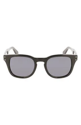 Ferragamo 49mm Small Rectangular Sunglasses in Black at Nordstrom Rack