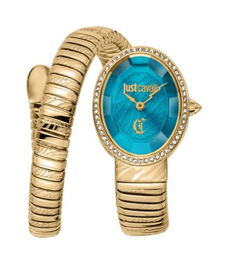 Just Cavalli Womens Snake 316L Stainless Steel Watch