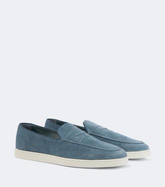 Churchs Pebbles suede penny loafers