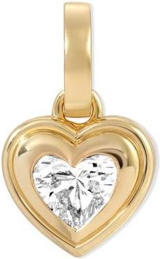 Adina Reyter 14K Gold Groovy Lab Grown Diamond Heart Pendant in Yellow Gold at Nordstrom