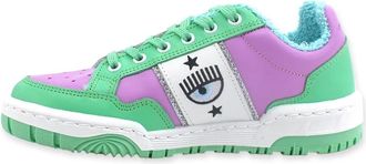 Chiara Ferragni Color-block Sneaker - Dames - Sneakers - Veelkleurig - 38 EU - Leer - Schoenen