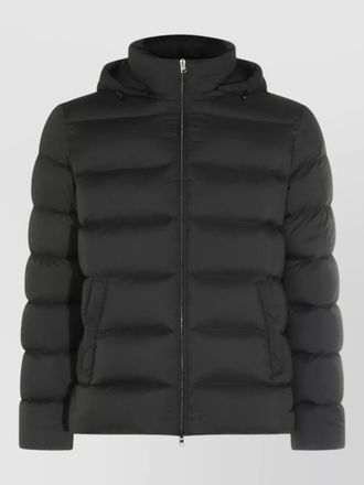 Herno hooded padded coat side pockets design