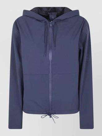 Rains suva hardshell short drawstring hood jacket