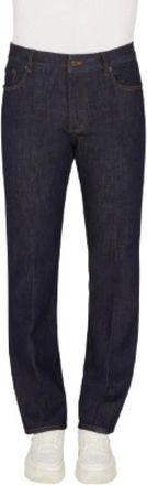 Emporio Armani J76 Straight-fit Jeans - Heren - Regular Fit Jeans - Blauw - W29 - Katoen - Jeans