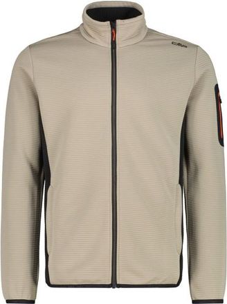F.lli Campagnolo Striped Jacquard Jacket Fleecejacke f&uuml;r Herren | beige