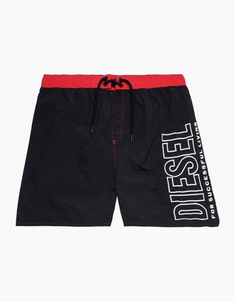 Diesel Mens Bmbx Wave Swim Short, Black - Size: 37/36/32