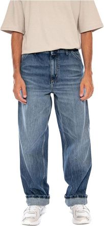 Carhartt Work in Progress Single Knee Pant - Heren - Loose Fit Jeans - Blauw - W32 L32 - Denim - Jeans
