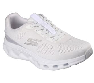 Skechers Mens Go Walk Glide-Step 2.0 Vic Sneaker, White Textile/Trim, 11.5 UK