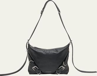 Givenchy Mens Voyou Leather Crossbody Bag