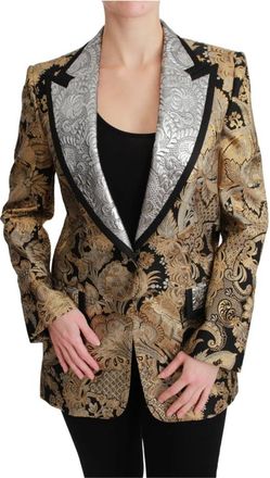 Dolce & Gabbana Single-breasted 1-button Blazer - Dames - Blazers - Veelkleurig - M - Nylon - Jassen