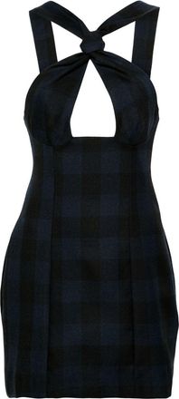 Sinéad O'Dwyer Tie Wool Minidress - Womens - Wool