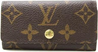 Louis Vuitton Pre-owned Fabric key-holders - Dames - Vintage Accessoires - Bruin - ONE Size - Vintage