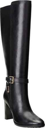 Lauren Ralph Lauren Manchester Bootie Womens Black Leather Boots LION517