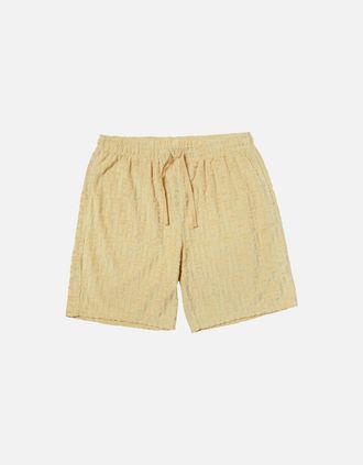 HUF Mens HUF Tether Terry Short - Cream - Size: 32/34/35