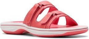 Clarks Breeze Piper Slide Sandal in Brt Coral Ombre at Nordstrom Rack, Size 10