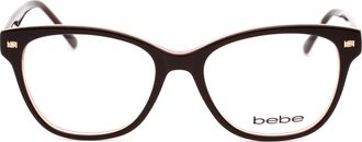 Bebe BB5194 Animal Print Eyeglasses - Brown