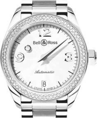 Bell & Ross Mystery Diamond Automatic Silver Dial Ladies Watch MD 2DSIL U
