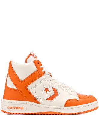 Converse Weapon Mid Orange Vintage White sneakers - men - Leather/Fabric/Rubber/Polyurethane - 11.5
