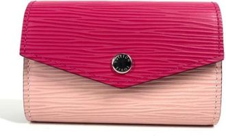 Louis Vuitton Tweedehands leren portemonnees - Dames - Vintage Accessoires - Roze - ONE Size - Leer - Vintage