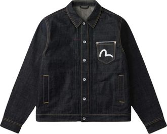 Evisu Hombre, Chaquetas, Azul, Talla: L