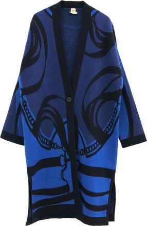 Herm&egrave;s Cardigan in cashmere 2010 - Blu