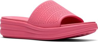 Clarks Drift Twist Wedge Slide Sandal in Pink at Nordstrom Rack, Size 8.5