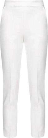 Pinko Slim-fit Broeken - Dames - Slim Fit Broeken - Wit - 3XL - Broeken