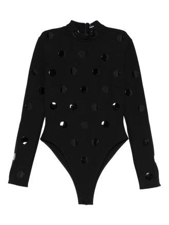 DAVID KOMA long-sleeve bodysuit - Black