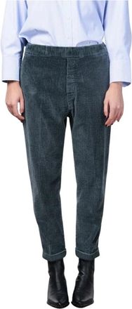 Mason's Malibu Jogger City - Dames - Slim Fit Broeken - Groen - M - Katoen - Broeken