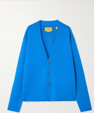 Guest In Residence Cardigan Oversize In Cashmere Everywear - Blu