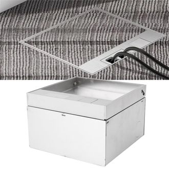 Infinite Enchufe Estadounidense Retr&aacute;ctil, Resistente Al Agua Ip44, Montaje En Pared, Empotrado, Acero Inoxidable, Abs, Toma De 130 Mm, Funci&oacute;n De Carga Usb, M