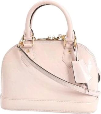 Louis Vuitton Pre-owned Handbags, female, Pink, Size: ONE SIZE Pre-owned Alma BB