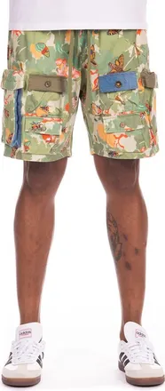Billionaire Boys Club BB Trails Cotton Drawstring Cargo Shorts in Pale Marigold at Nordstrom, Size Xx-Large