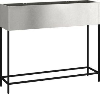 vidaXL Vidaxl - Raised Garden Planter Silver 100 x 26 x 82 cm Stainless steel