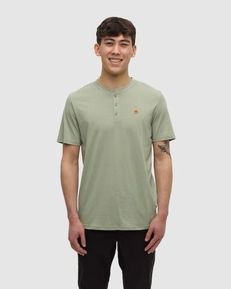 tentree Baker Henley in Light Moss at Nordstrom, Size Xx-Large