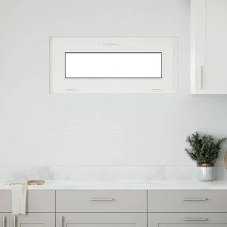 Berkfield Home Basement Window RISOR 90x40 cm Tilt 3 Glazing White