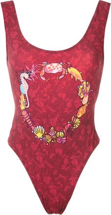 Amir Slama Costume intero - Rosso