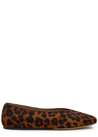 Le Monde Beryl LE Monde Beryl Regency Leopard Calf-hair Ballet Flats - 39 (IT39 / UK6)