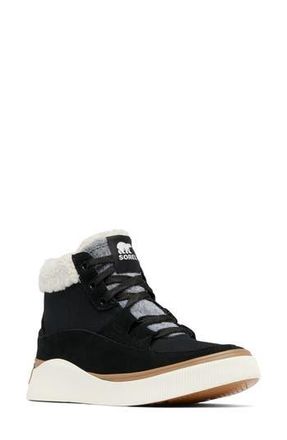 Sorel Out N About IV Waterproof Sneaker in Black/Sea Salt at Nordstrom Rack, Size 7