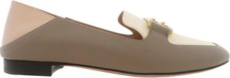 Bally Ellah Flat Leather Loafers, Brand Size 36.5 ( US Size 6 )