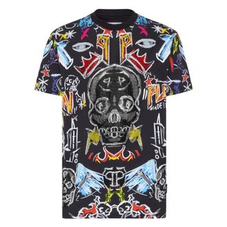 Philipp Plein Heren, Tops, Veelkleurig, Maat: 3XL Katoen