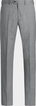 Emporio Armani Men & apos;s Textured Virgin Wool Trousers