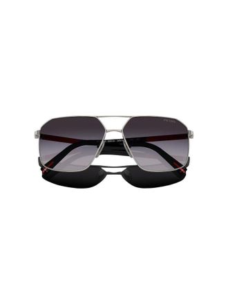 Prada 0PS Aviator Sunglasses - Gray
