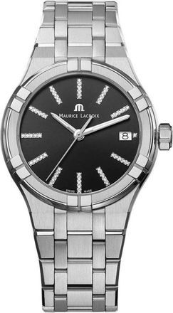 Maurice Lacroix Aikon Quartz Date 35 mm - Dames - Horloges - Grijs - ONE Size - Accessoires
